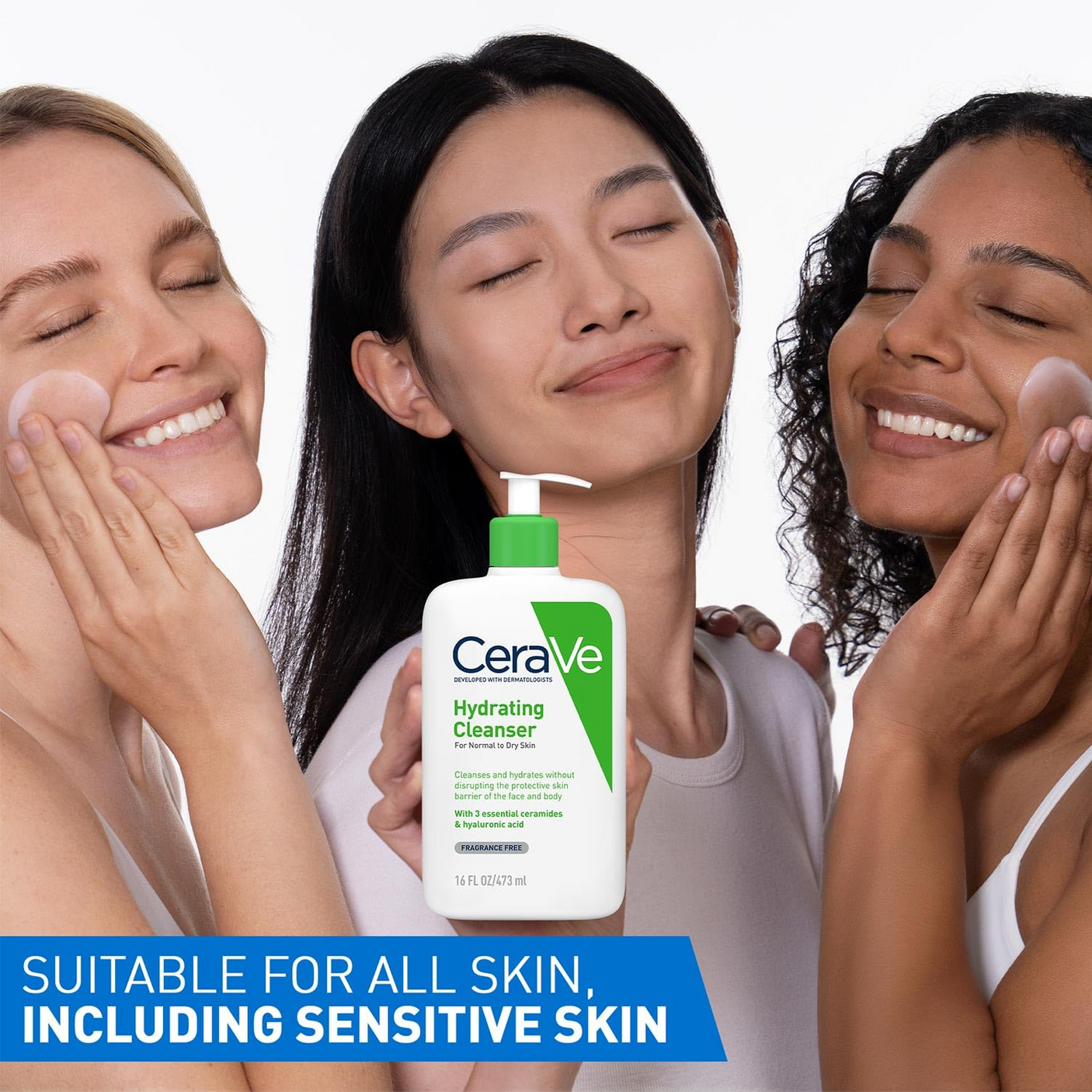 CeraVe Hydrating Facial Cleanser For Normal To Dry Skin - 473ml