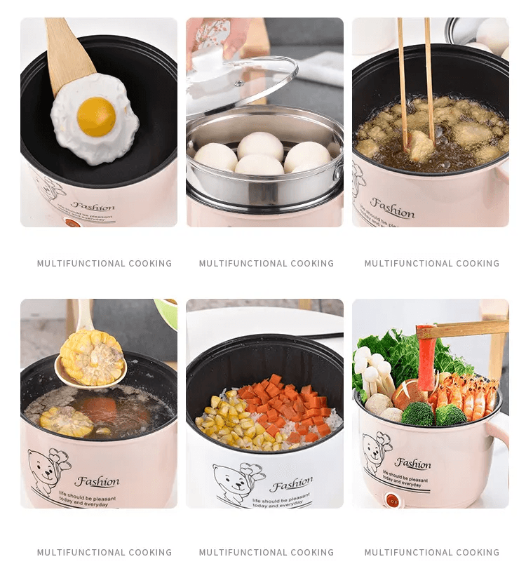 طباخ أرز صغير مع وعاء طهي غير لاصق SC-208