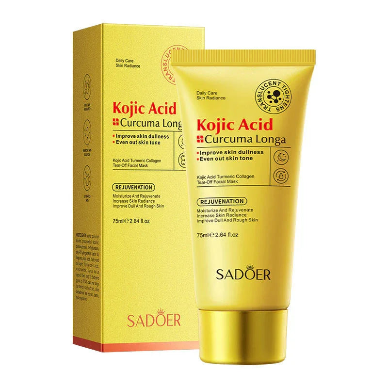 Sadoer Kojic Acid Turmeric Collagen Peel-Off Facial Mask - 75ml