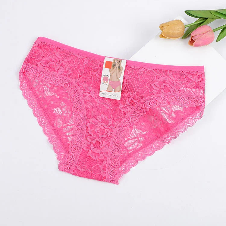 Women's Organic Cotton Lace Briefs #9989