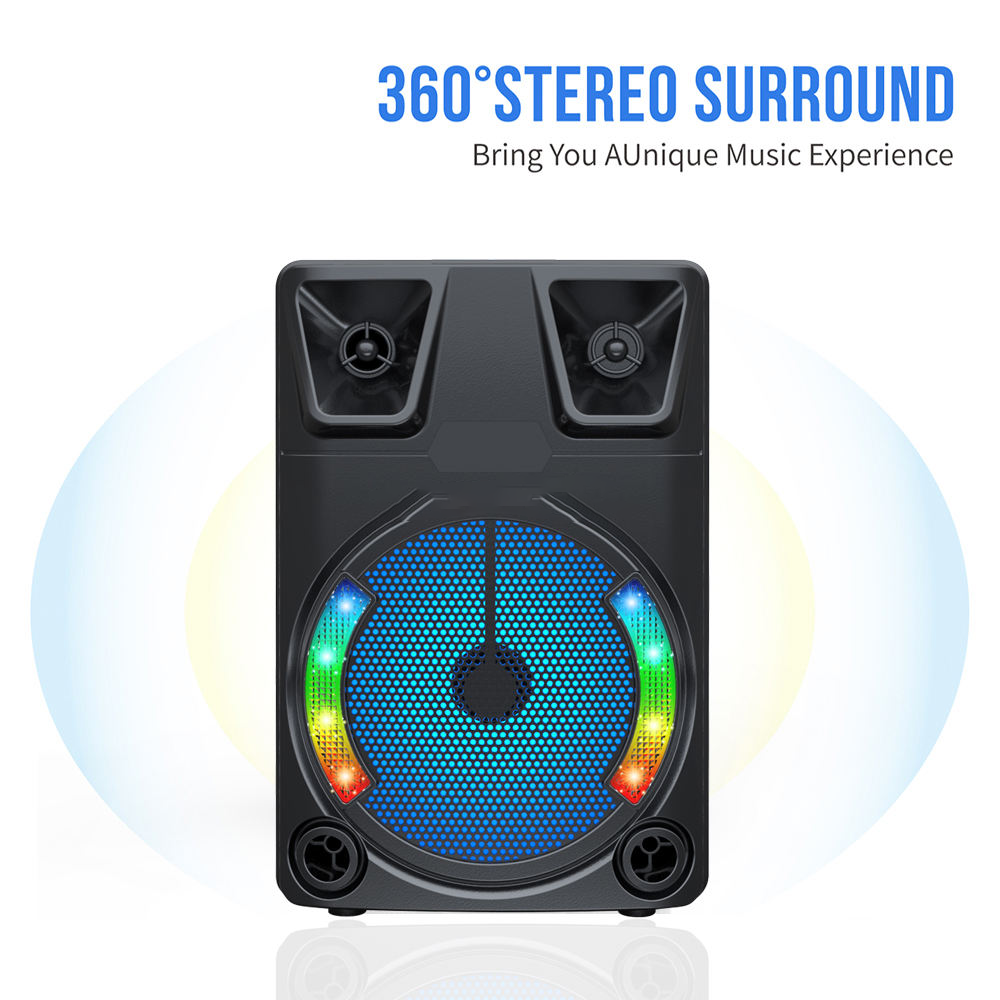 Sing-e Multimedia 8 Inch Party Super Bass Speaker - ZQS8145