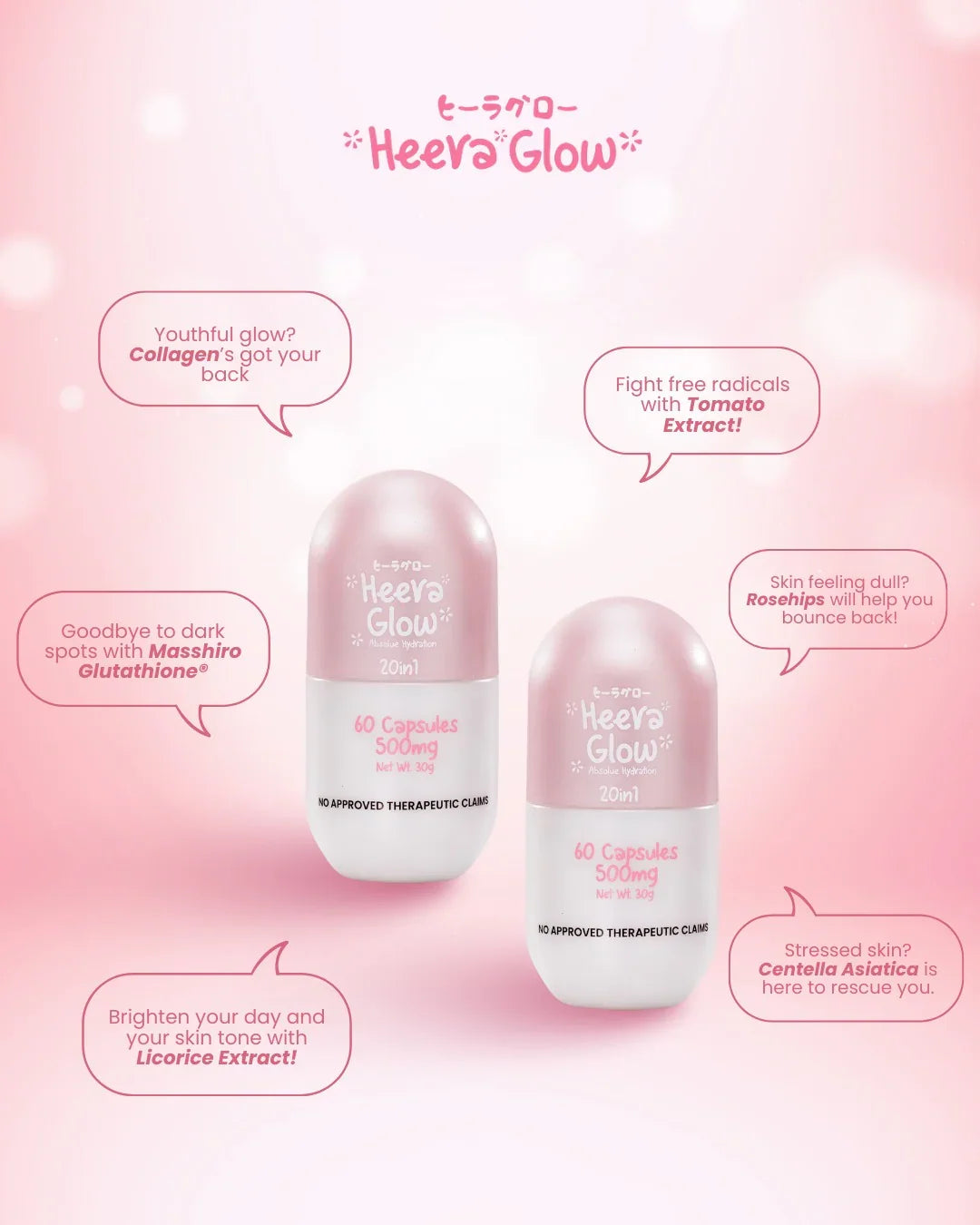 Heera Glow 20 in 1 Absolue Hydration - 60s