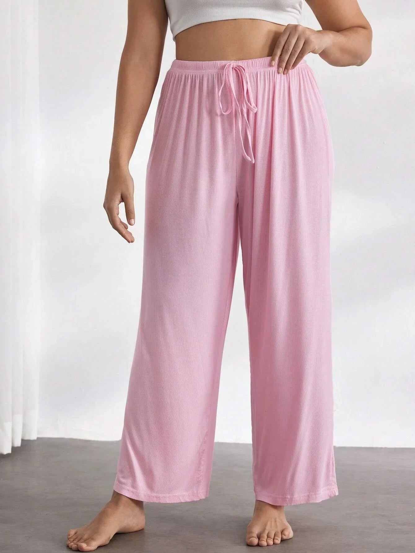 Soft Flowy Pajama Pants K-2404