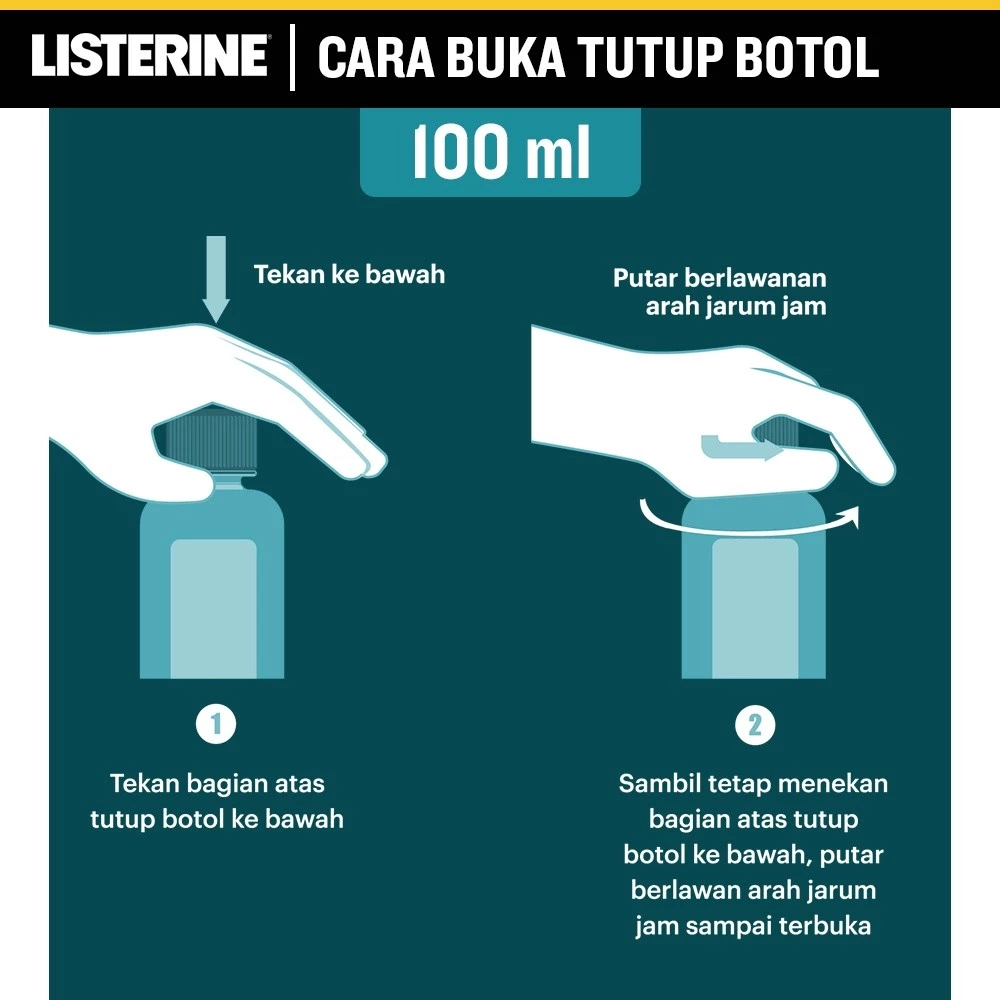 Listerine Zero Antiseptic Mouthwash - 100ml