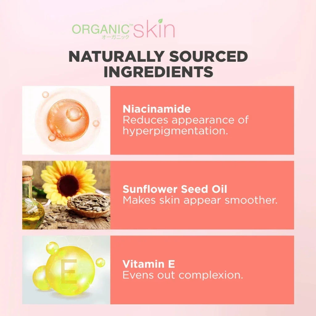 Organic Skin Brightening Expert Underarm Deodorant Roll On - 40ml