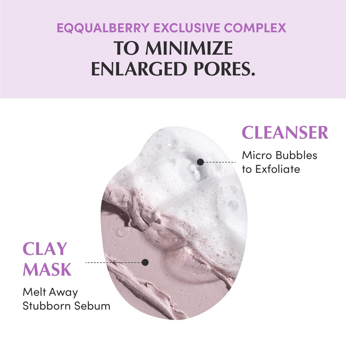 Eqqualberry Purple Rice Pore Purifying Pack Cleanser - 130g