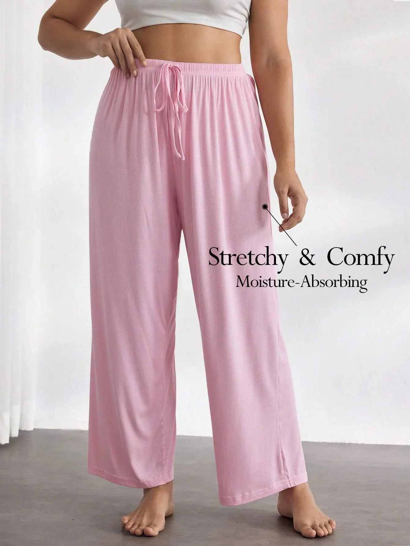Soft Flowy Pajama Pants K-2404