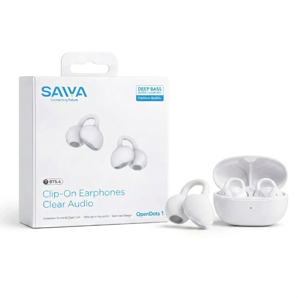 Saiya Clip-On Earbuds Clear Audio - OpenDots 1