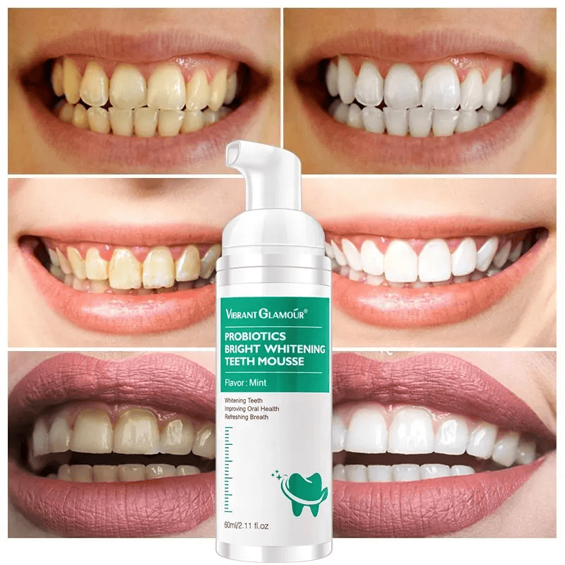 Vibrant Glamour Probiotics Bright Brightening Teeth Mousse - 60ml