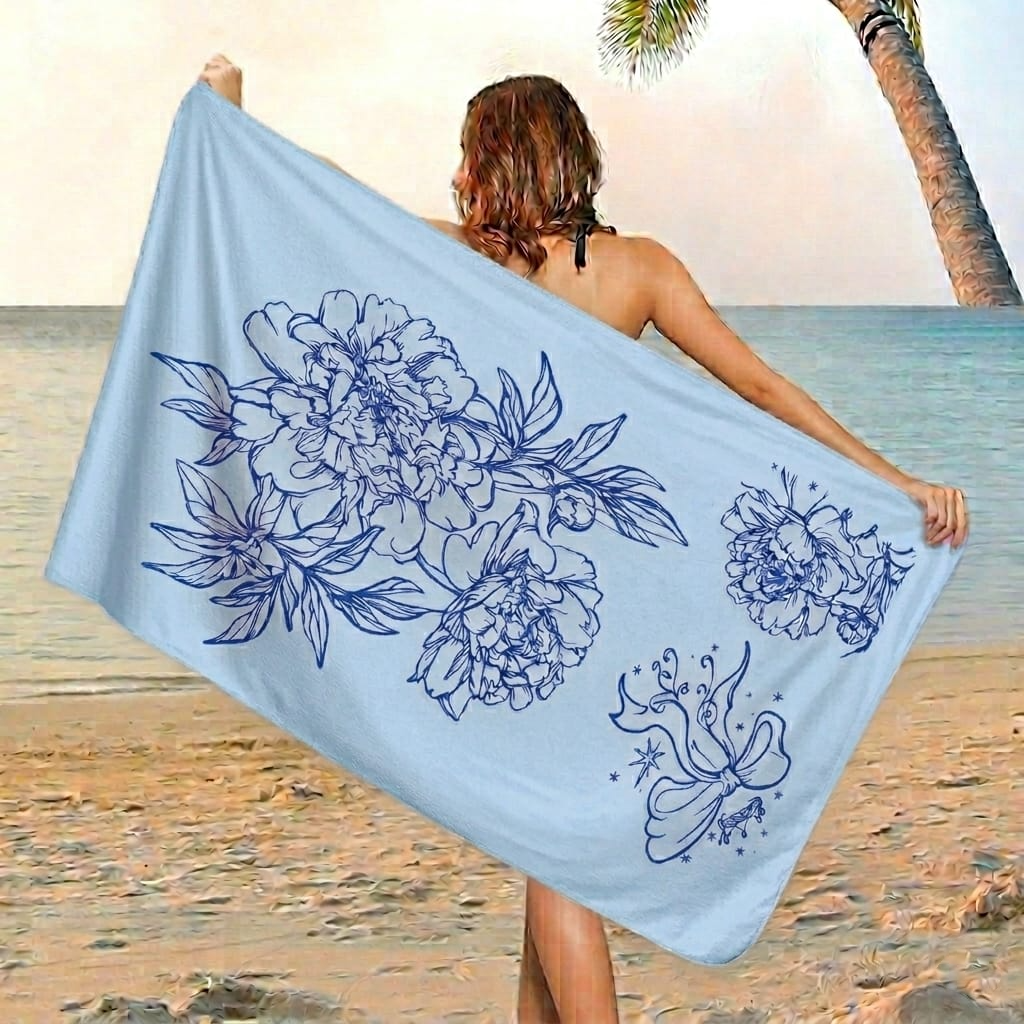 Ultra Soft Lightweight Beach Towel (30" × 60")