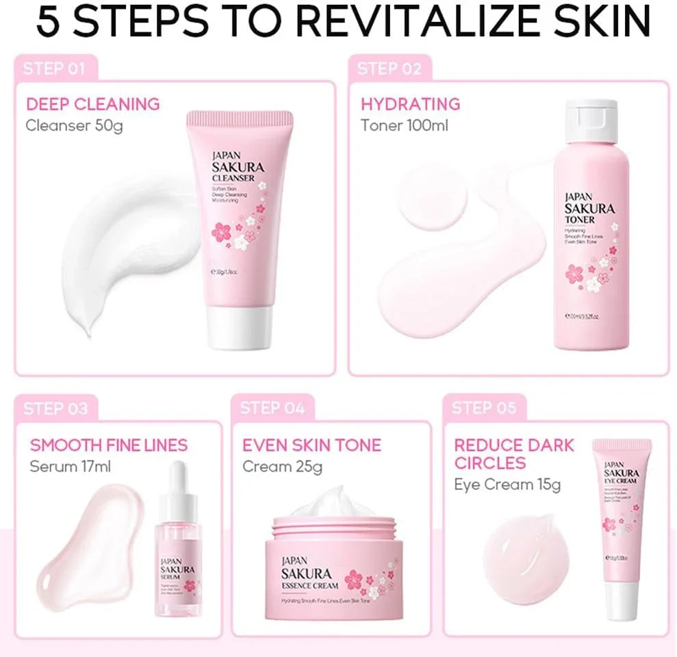 MEMI Japan Sakura Skin Care Set
