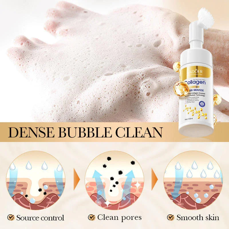 Sadoer Collagen Anti-Aging Facial Cleansing Mousse - 120ml