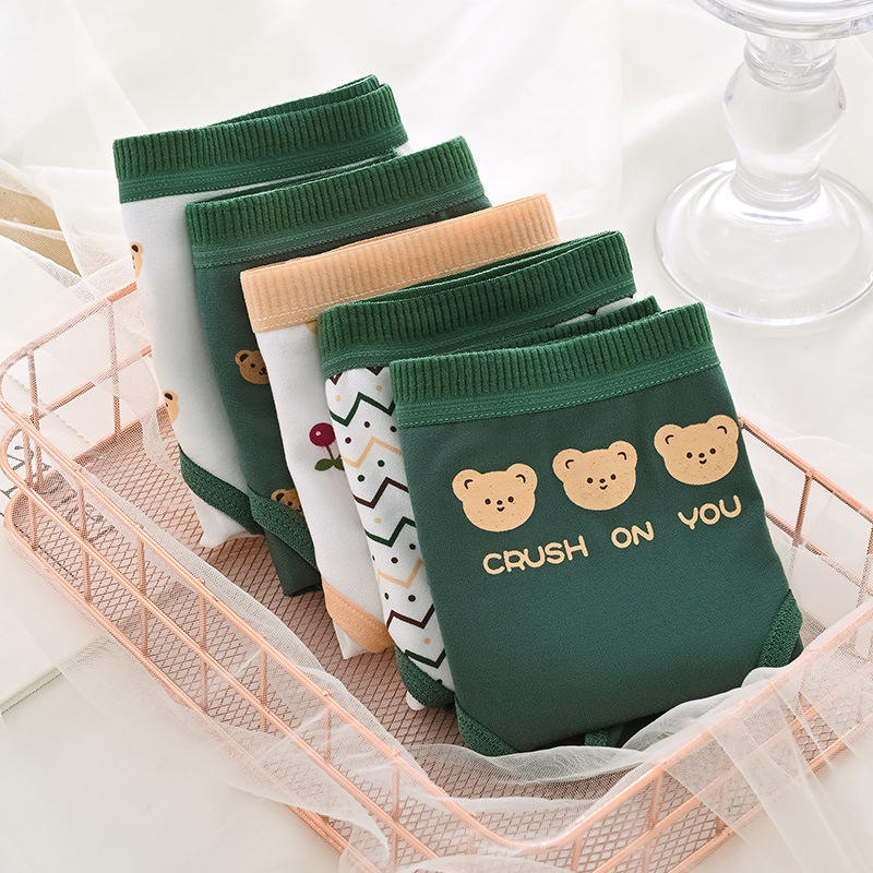 Women's Fashion Breathable Cotton Briefs - MN5