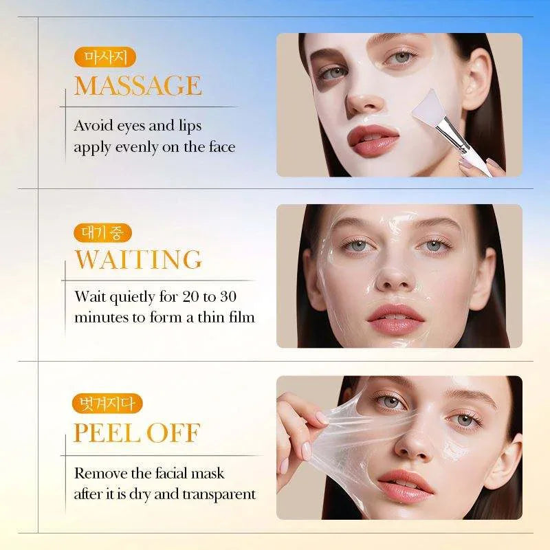 Sadoer Kojic Acid Turmeric Collagen Peel-Off Facial Mask - 75ml