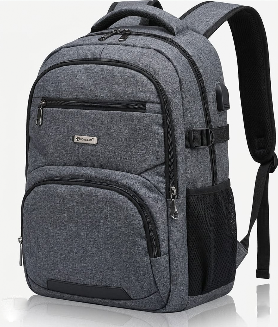High Quality Laptop Backpack With USB Charging Port - 376#