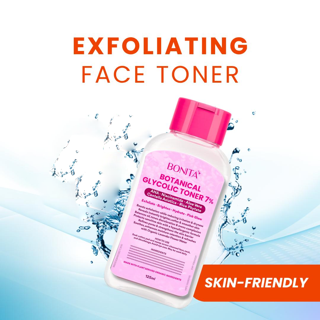 Bonita Botanical Glycolic Toner 7% - 125ml