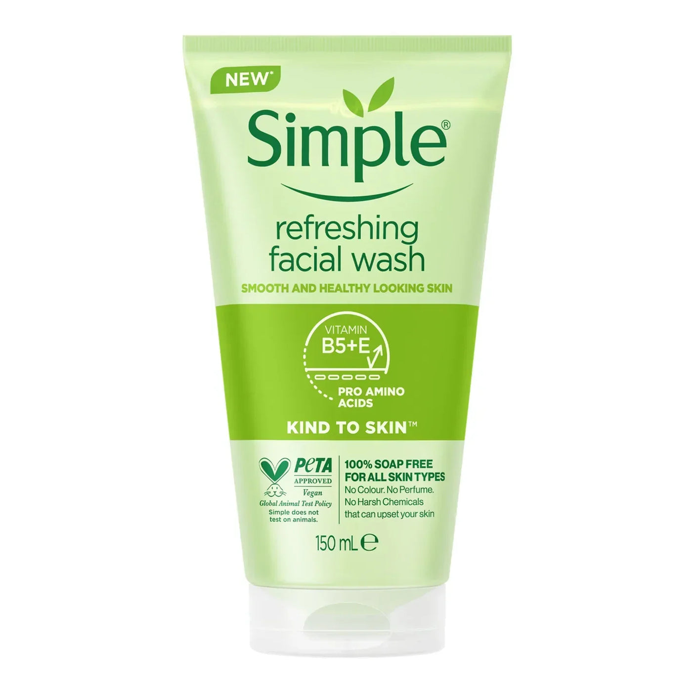 Simple Refreshing Facial Wash + 13% Hyaluronic Acid Serum (Combo Pack)