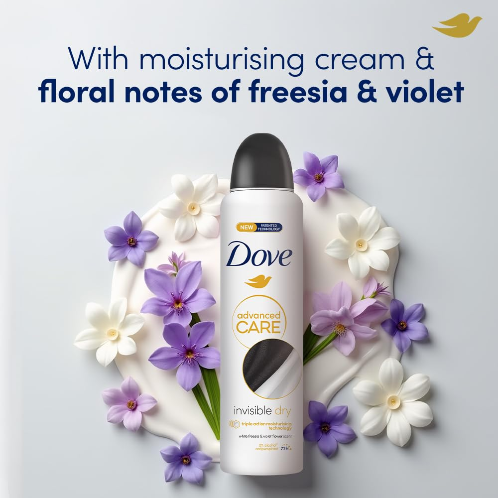 Dove Advanced Care Invisible Dry Deodorant Spray - 250ml