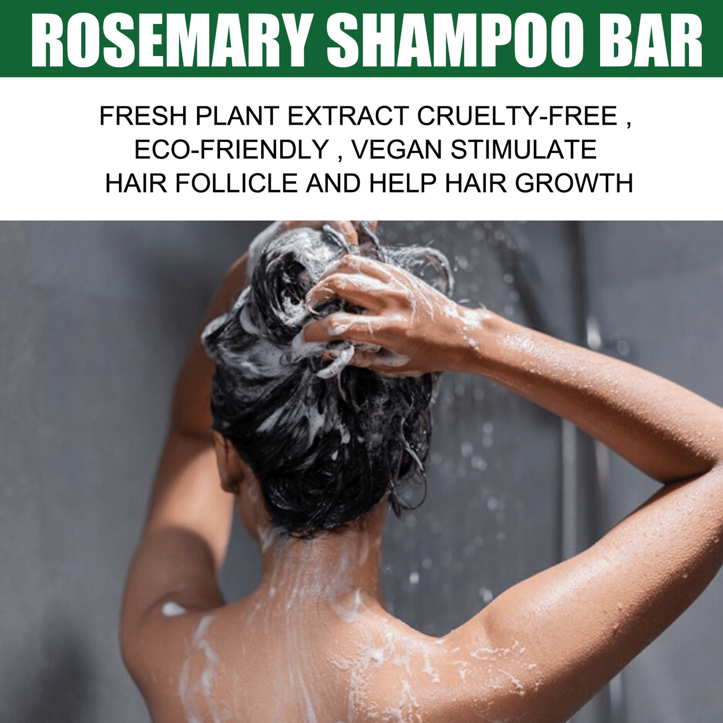 EELHOE Rosemary Shampoo Bar Promote Hair Growth - 60g