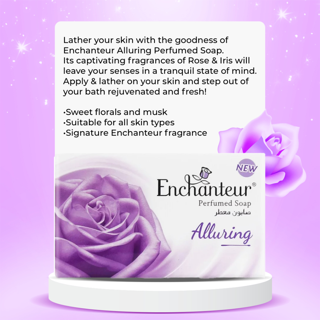 Enchanteur Alluring Perfumed Soap - 125g