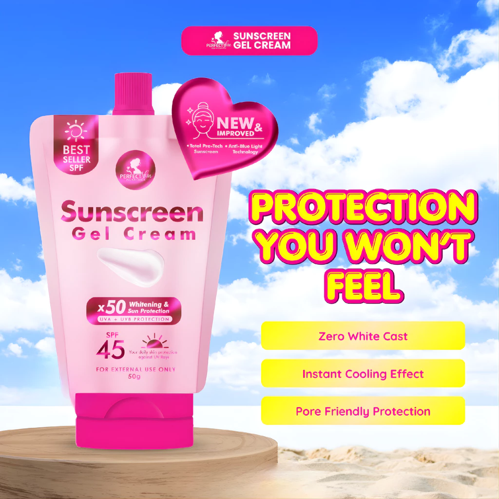 Perfect Skin Sunscreen Gel Cream SPF45 - 50g