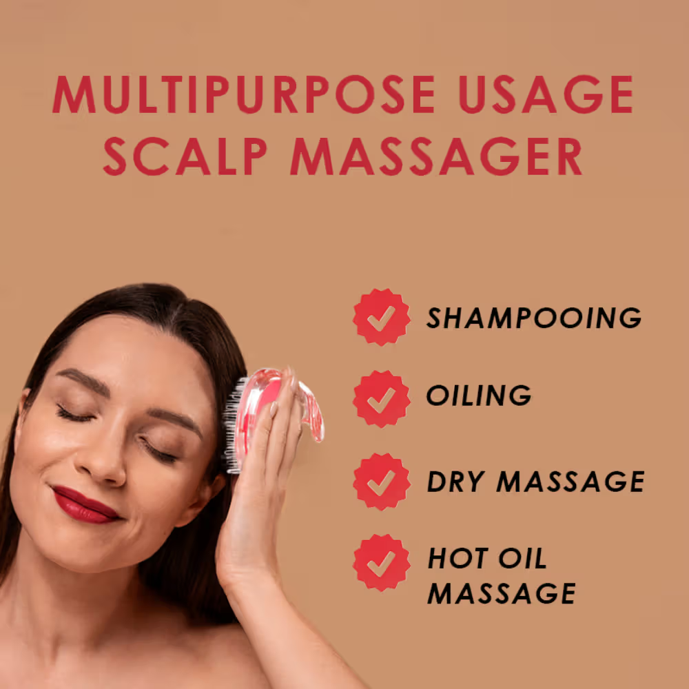 Silicone Hair Scalp Massager Shampoo Brush ST-201