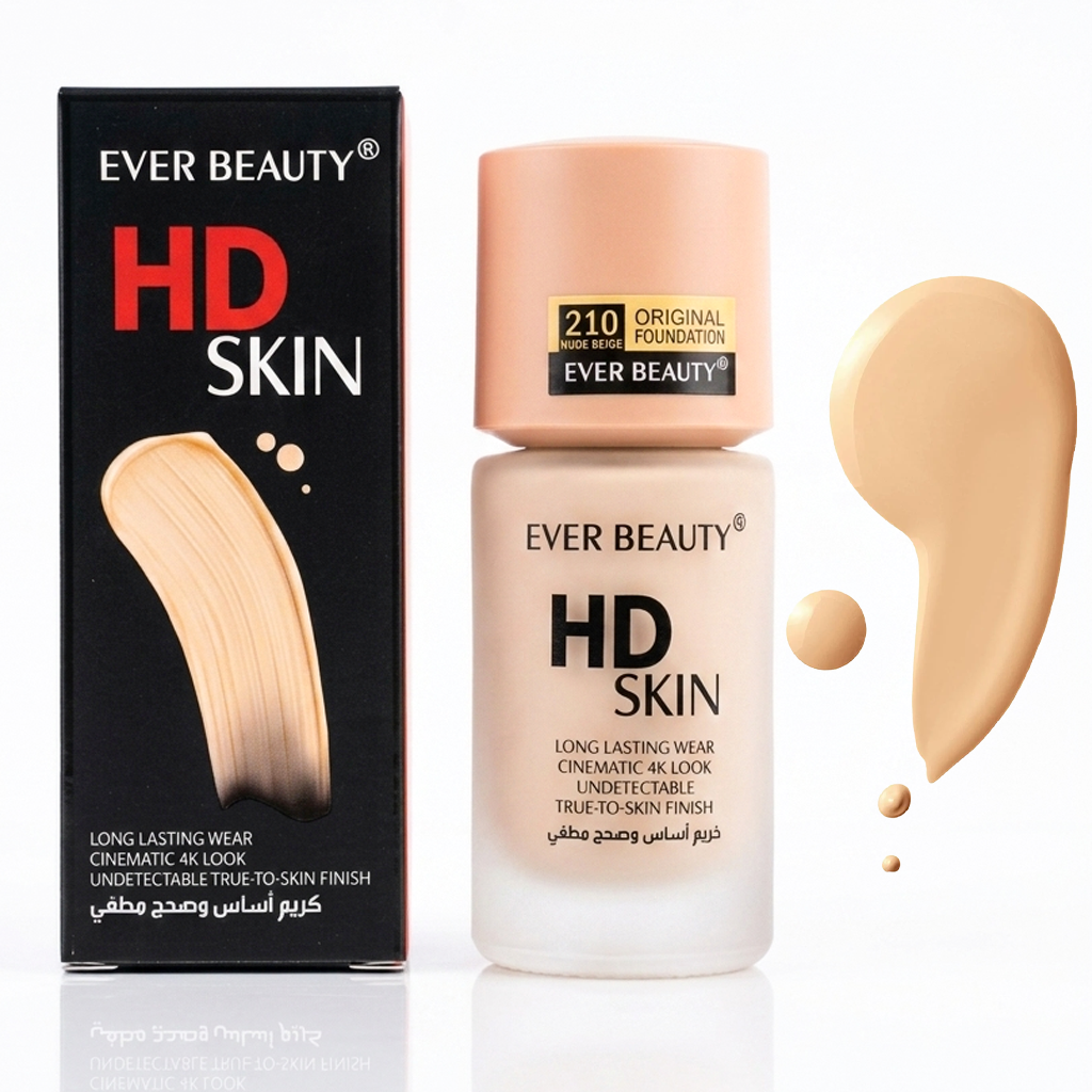 Ever Beauty HD Skin Cinematic Look Foundation - 40ml