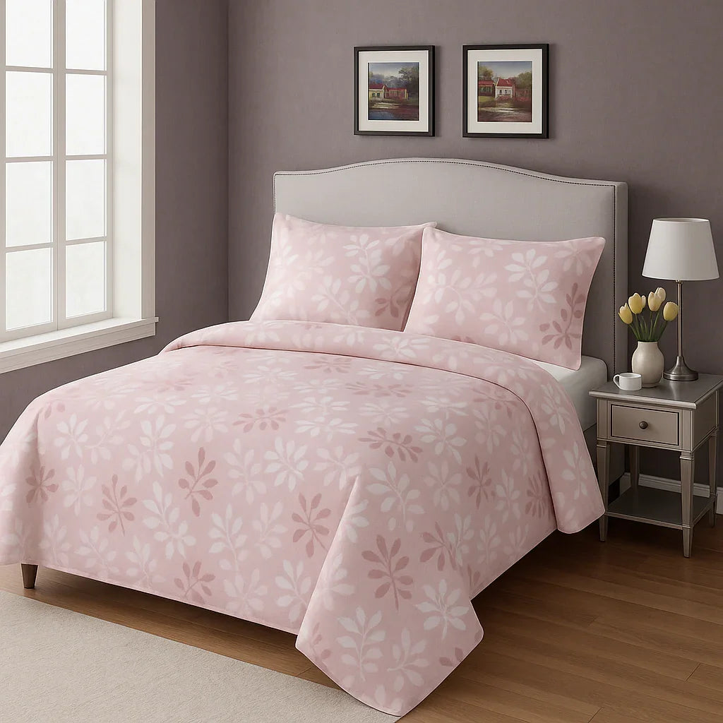 Active High Quality Bed Sheet With One Pillow Cover - 150 x 230 CM