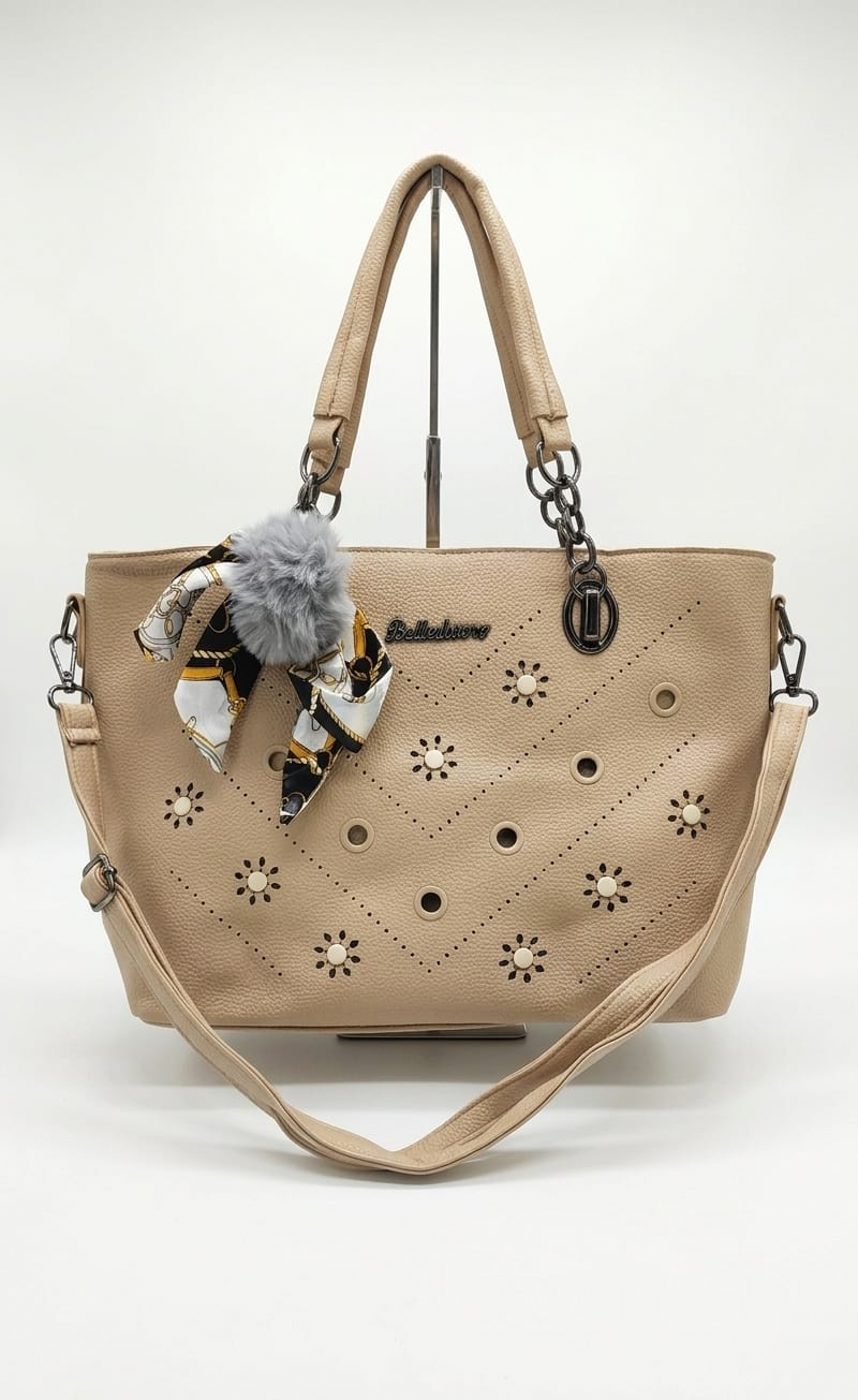 Women's Unique Textured Versatile Handbag - 9030#