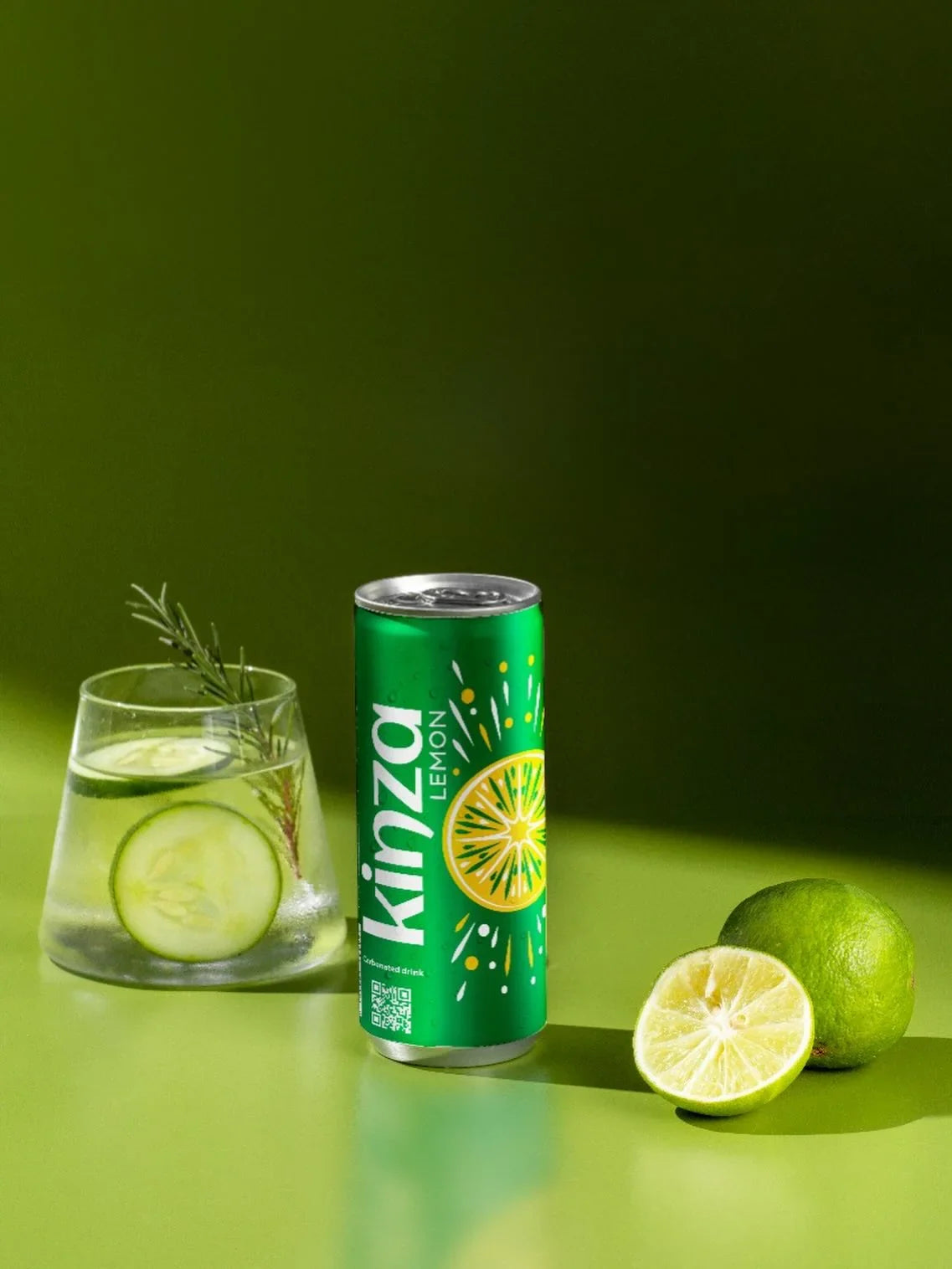 Kinza Lemon Carbonated Drink - 250ml