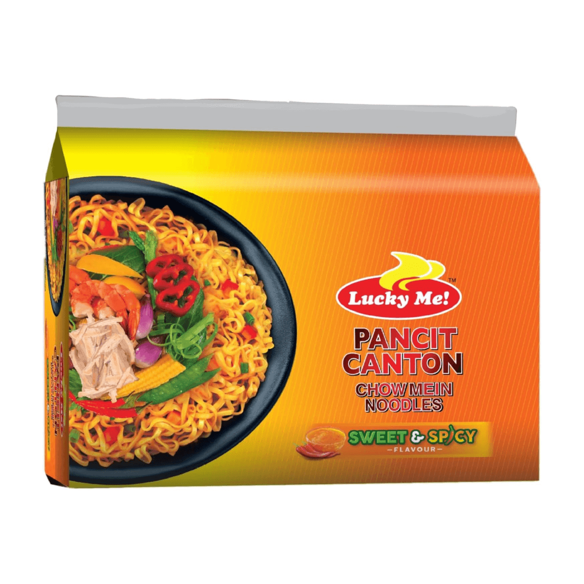 Lucky Me Pancit Canton Sweet and Spicy 60g Pack of 6