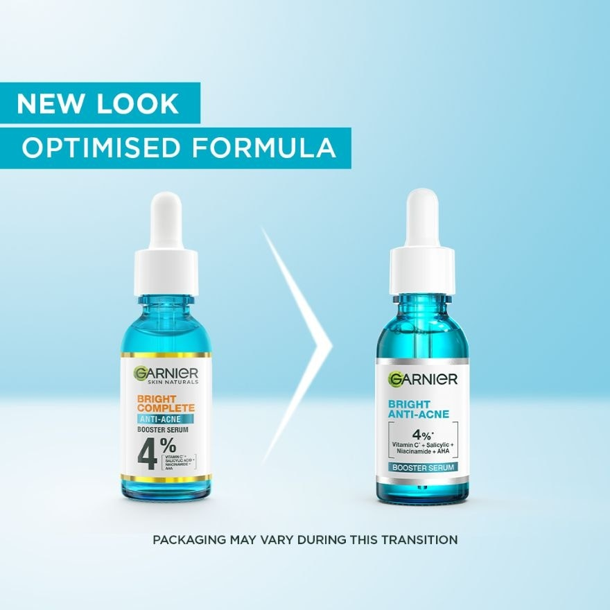 Garnier Bright Anti-Acne Booster Serum - 30ml