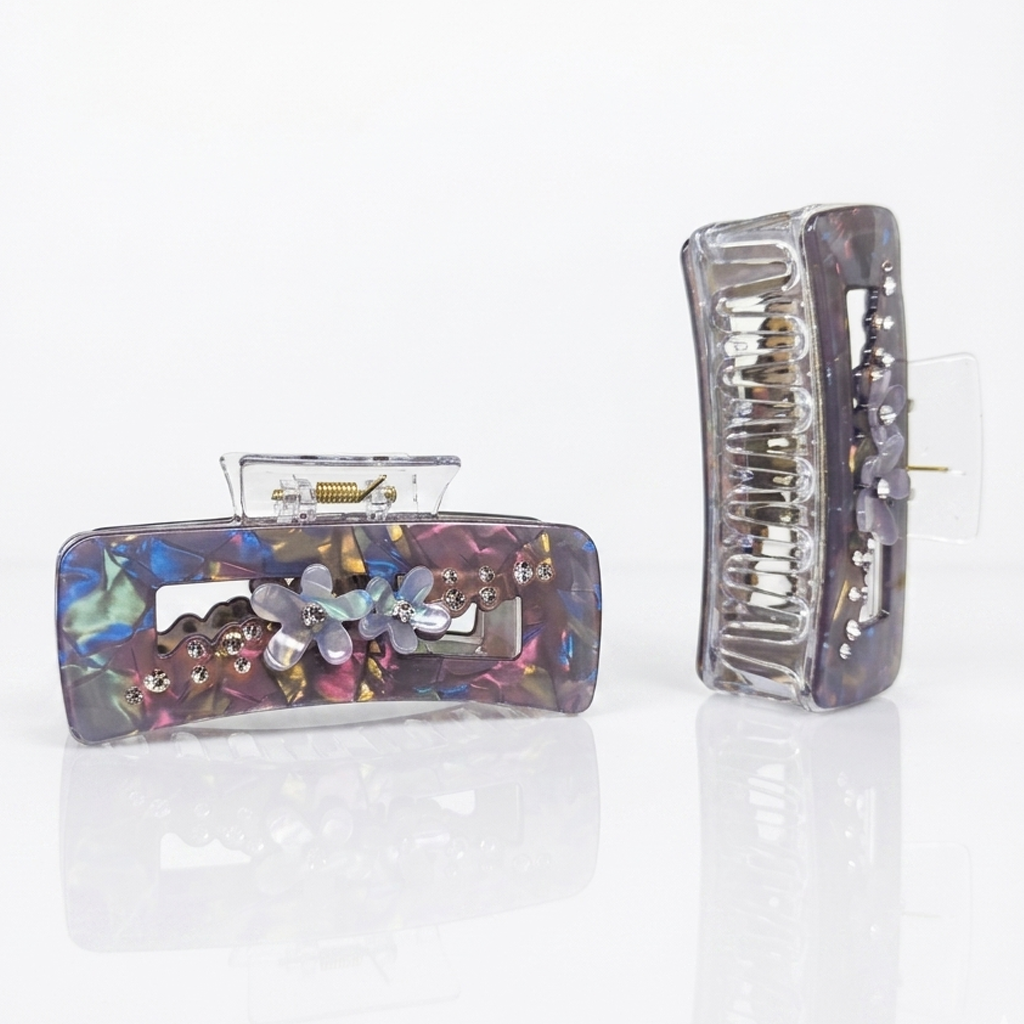 مشبك شعر لامع على الطراز الكوري - AC100027