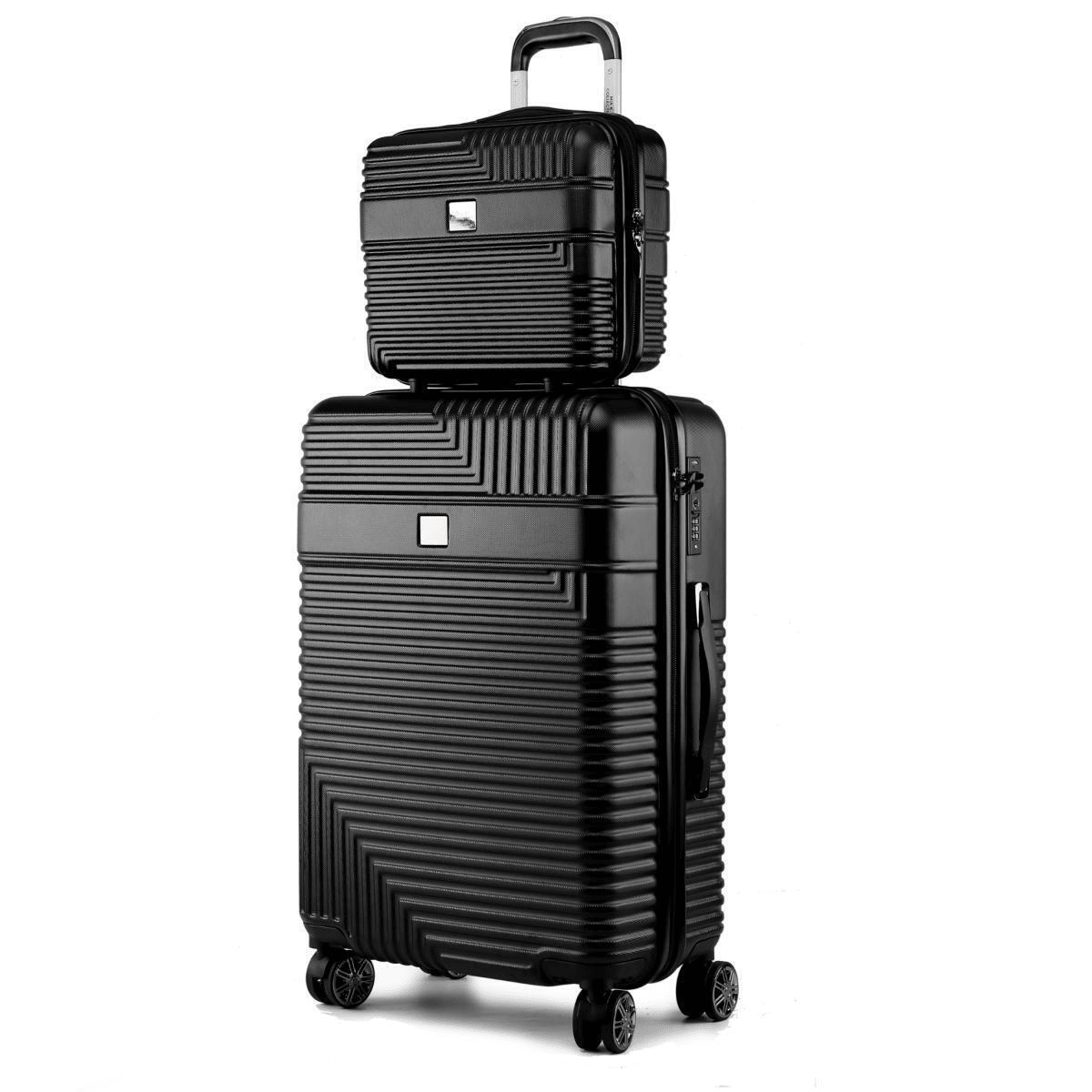 Luggage Bag 14 Inch Cabin Size Luggage Trolly - Black