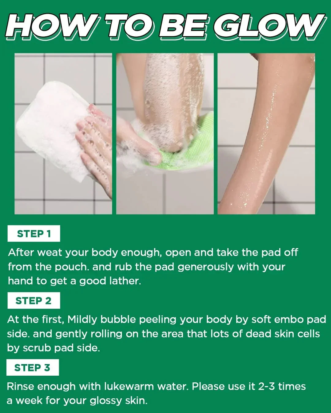 Mom’s Bath Recipe Body Peeling Pad Original - 25ml × 8 Pcs