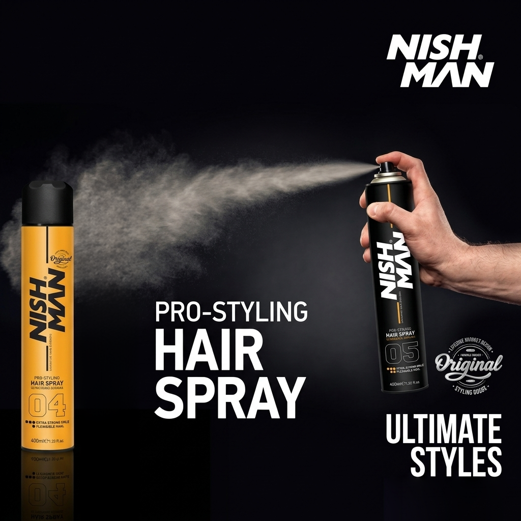 Nishman Extra Strong Hold Hair Spray 04 - 400ml