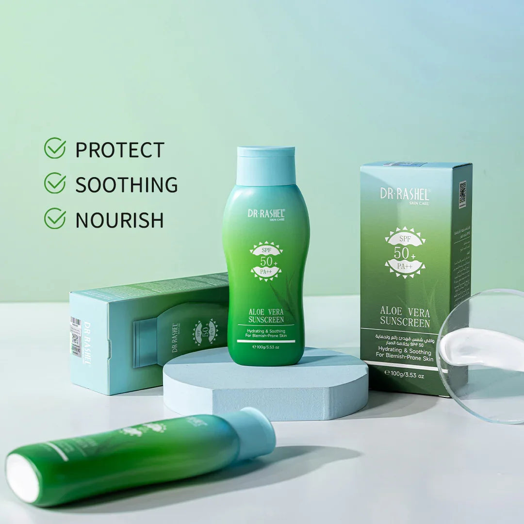 Dr.Rashel Aloe Vera Sunscreen SPF 50+ PA++ - 100g
