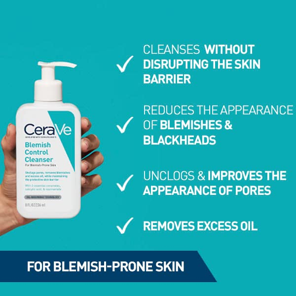 CeraVe Blemish Control Facial Cleanser - 236ml