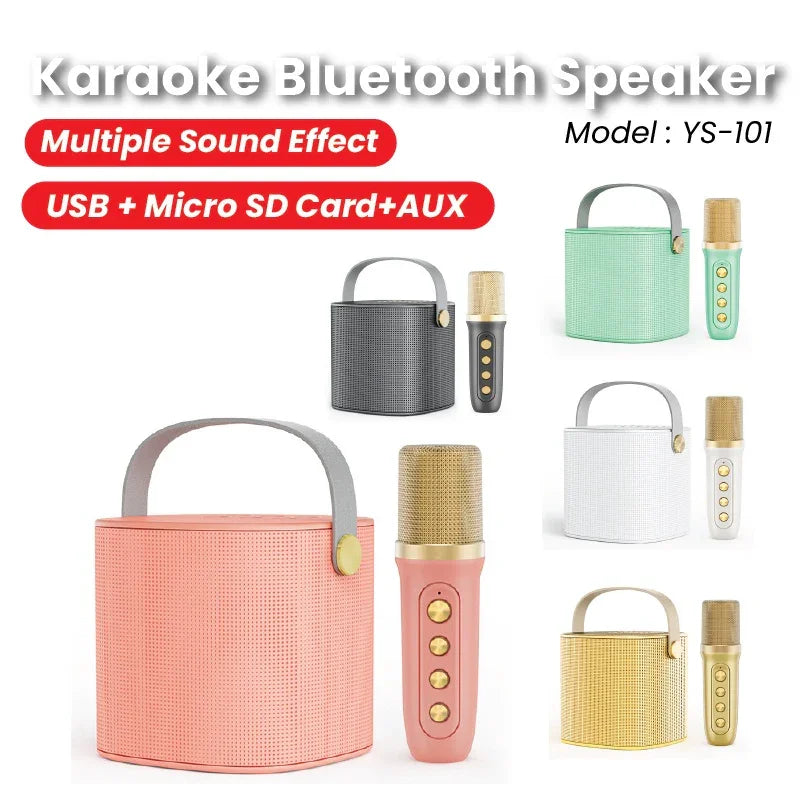 Smartbarry Portable Karaoke Speaker With Microphone YS-101