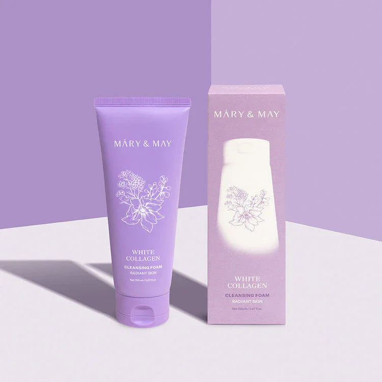 Mary & May White Collagen Cleansing Foam - 150ml