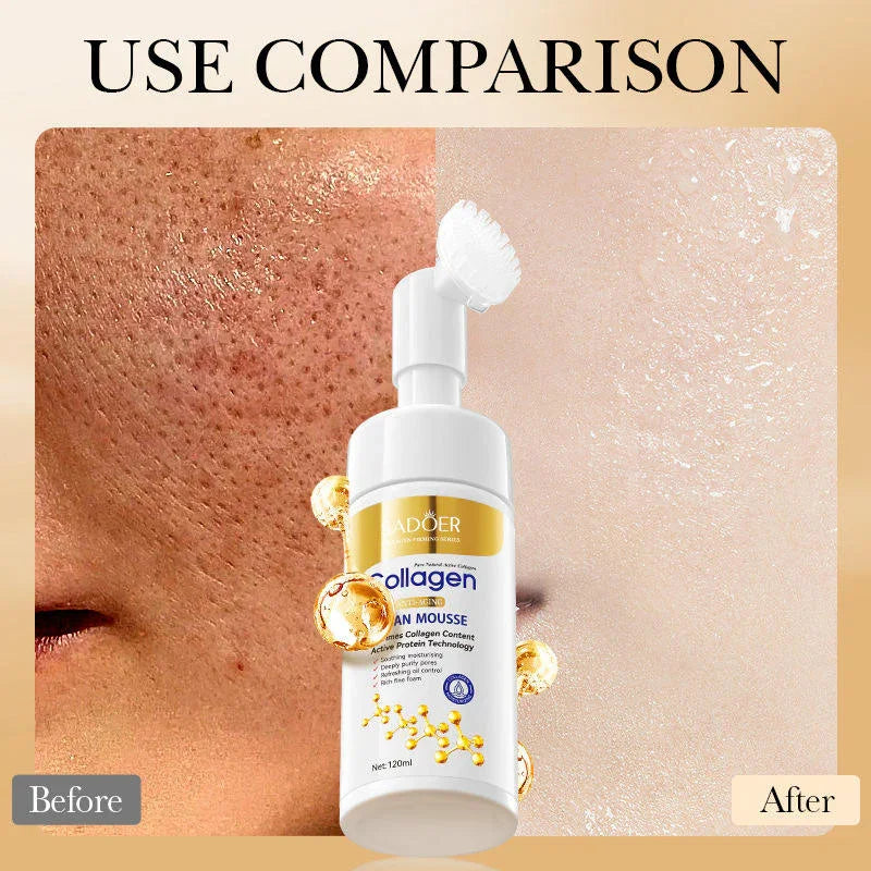 Sadoer Collagen Anti-Aging Facial Cleansing Mousse - 120ml