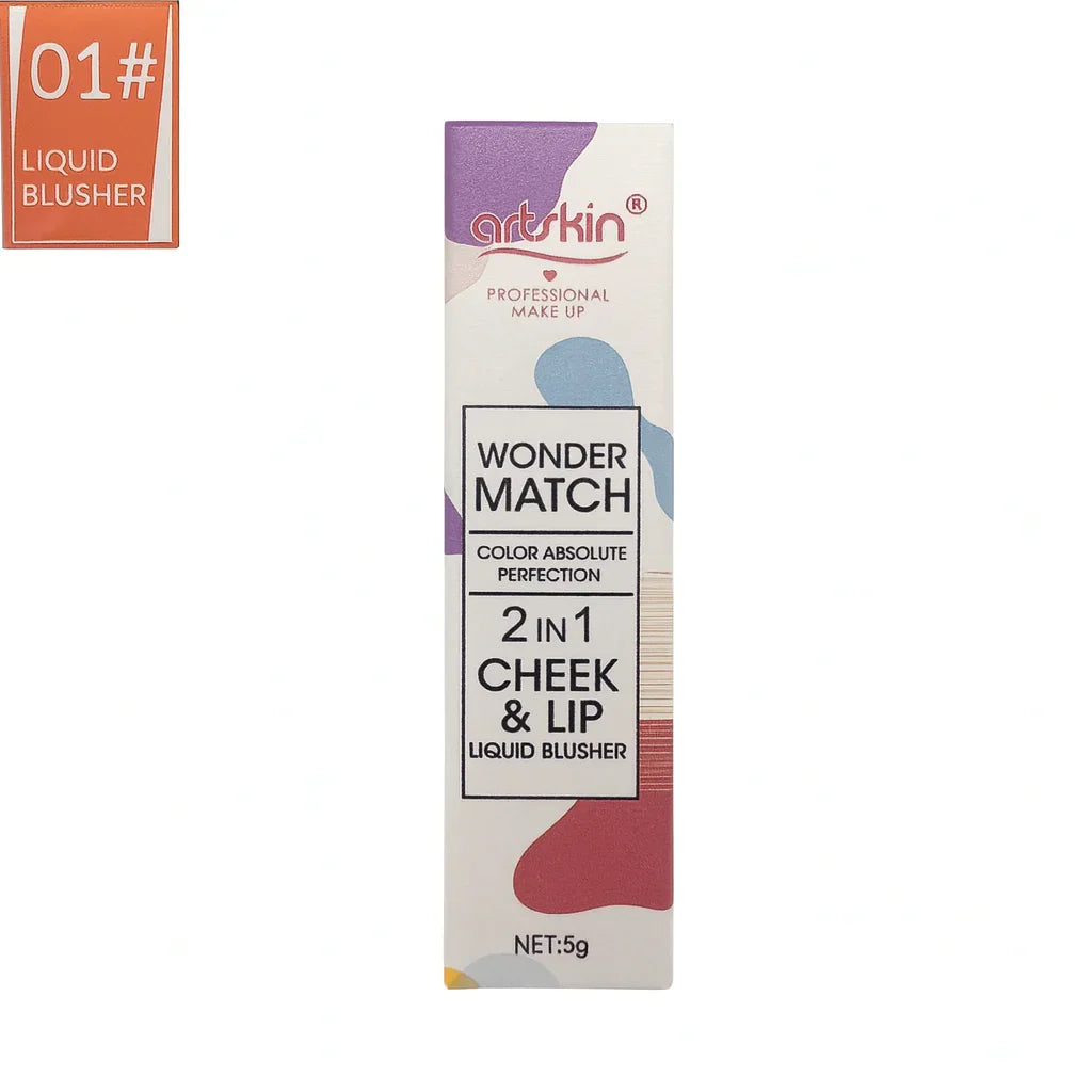 أحمر الخدود السائل 2 في 1 من آرت سكين - 5 جم