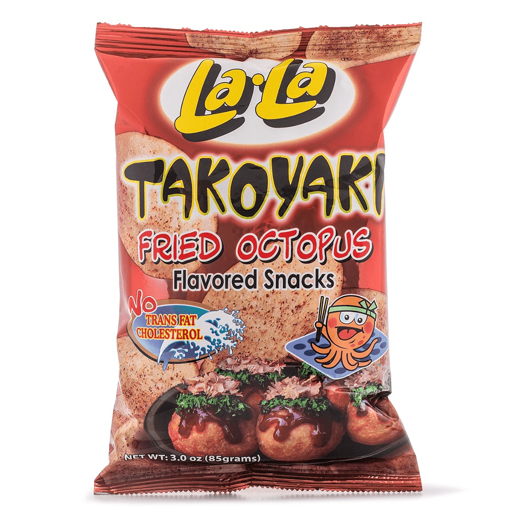 La La Takoyaki Fried Octopus Flavored Snacks - 85g