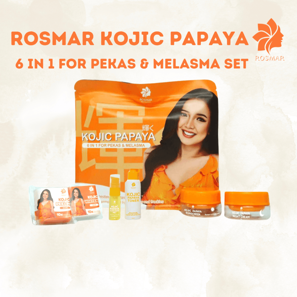 Rosmar Kojic Papaya 6 in 1 Rejuvenating Set