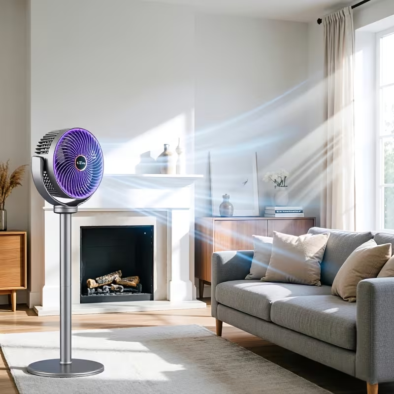 Height Adjustable Air Circulation Vertical Fan JKJ-108