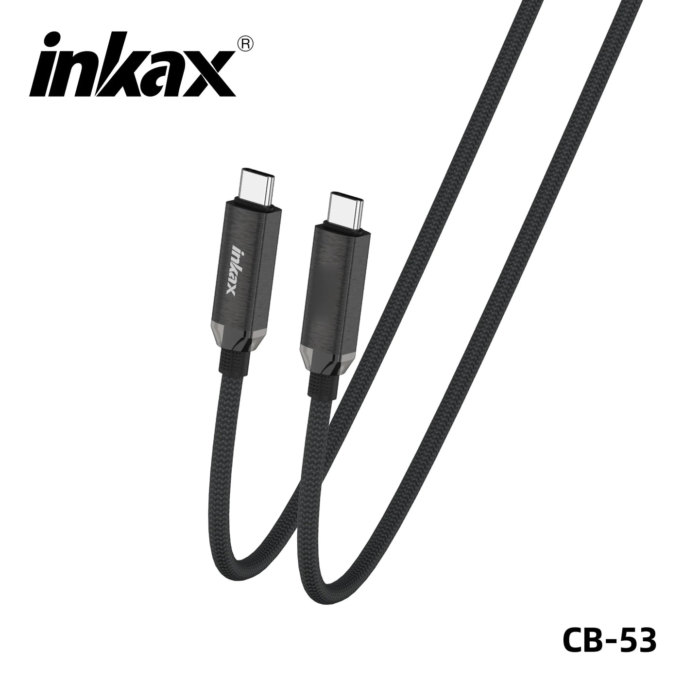 كابل بيانات الشحن السريع CB-53 من نوع C إلى C 100 واط من إنكاكس