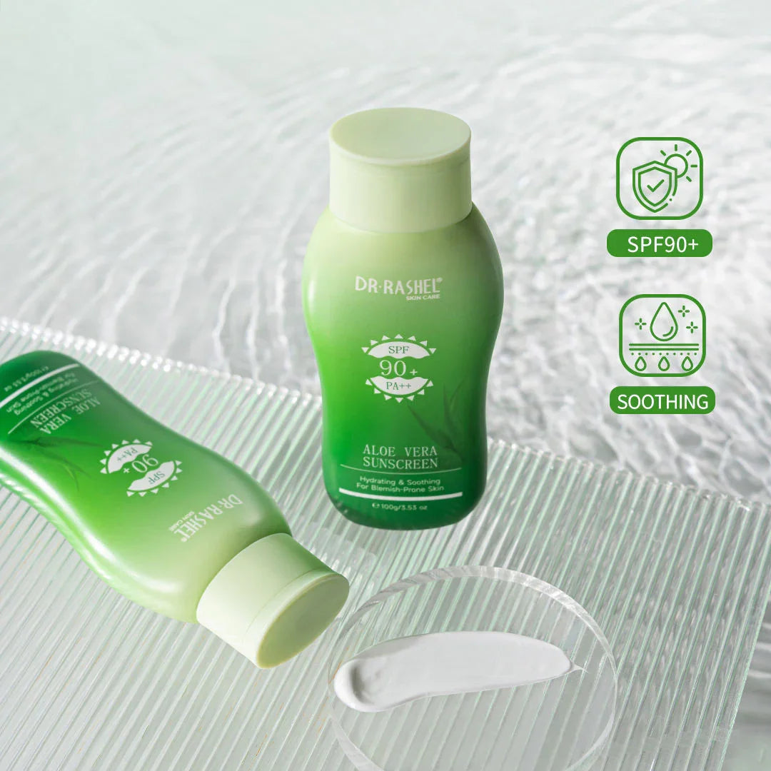 Dr.Rashel Aloe Vera Sunscreen SPF 90+ PA++ - 100g