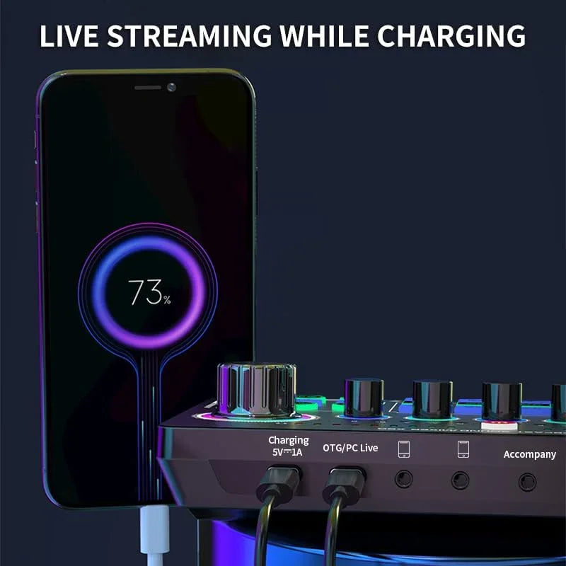 مجموعة كاملة من ميكروفون مكثف BM800 + بطاقة صوت إصدار X50