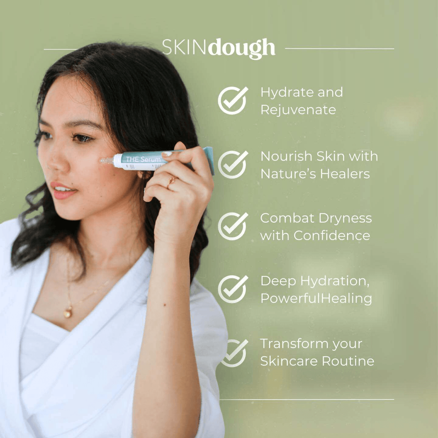 SKIN dough The Serum (Niacinamide 5% + Snail + HA + Alpha Arbutin) - 30ml