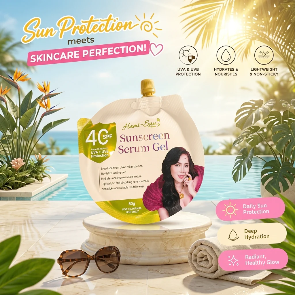 Hami-San Sunscreen Serum Gel SPF 40 - 50g